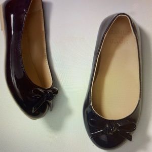 Little Girls Janie & Jack Navy Flats